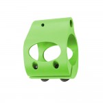 .750 Low Profile Steel Gas Block with CLAMP-ON - Cerakote Zombie Green